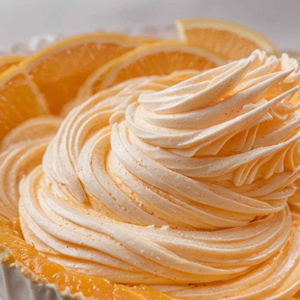 Orange Creamsicle Buttercream Icing
