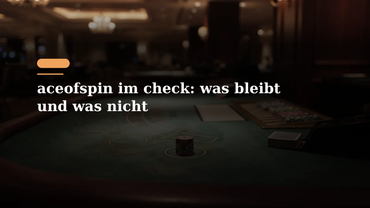 aceofspin im check: was bleibt und was nicht