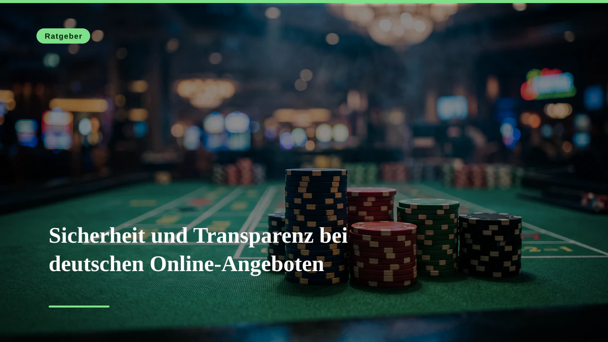 Sicherheit und Transparenz bei deutschen Online-Angeboten