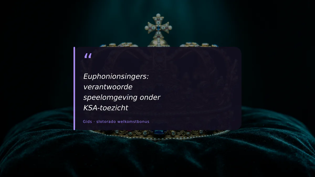 Euphonionsingers: verantwoorde speelomgeving onder KSA-toezicht