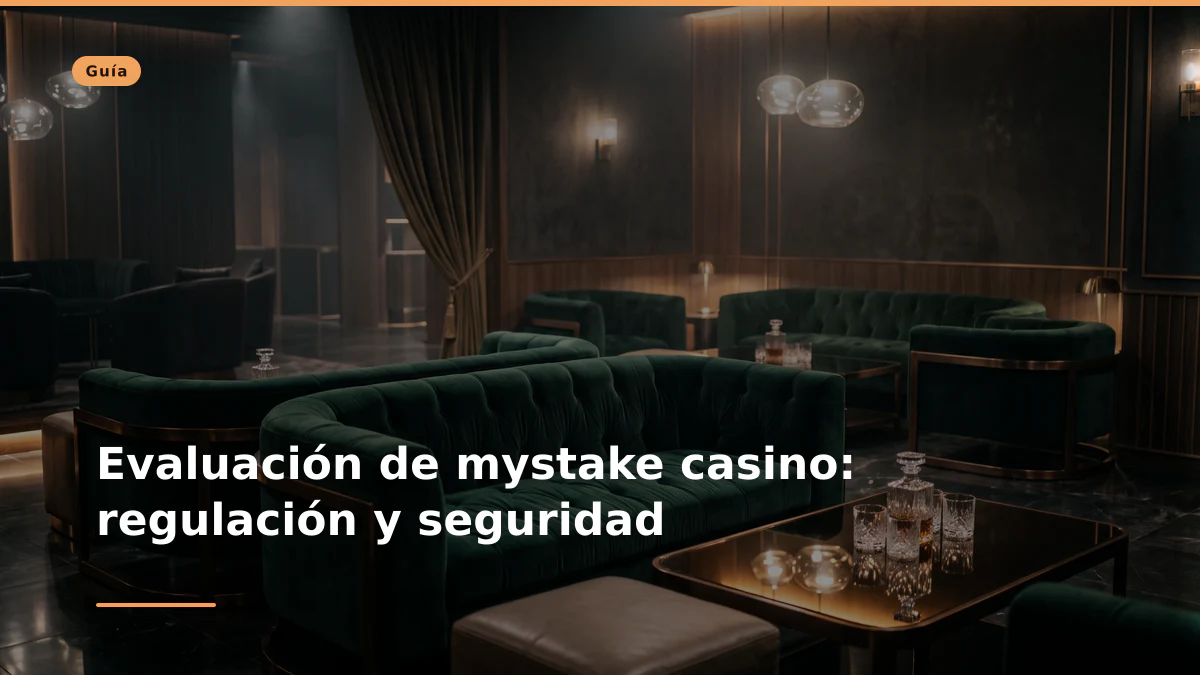 Evaluación de mystake casino: regulación y seguridad