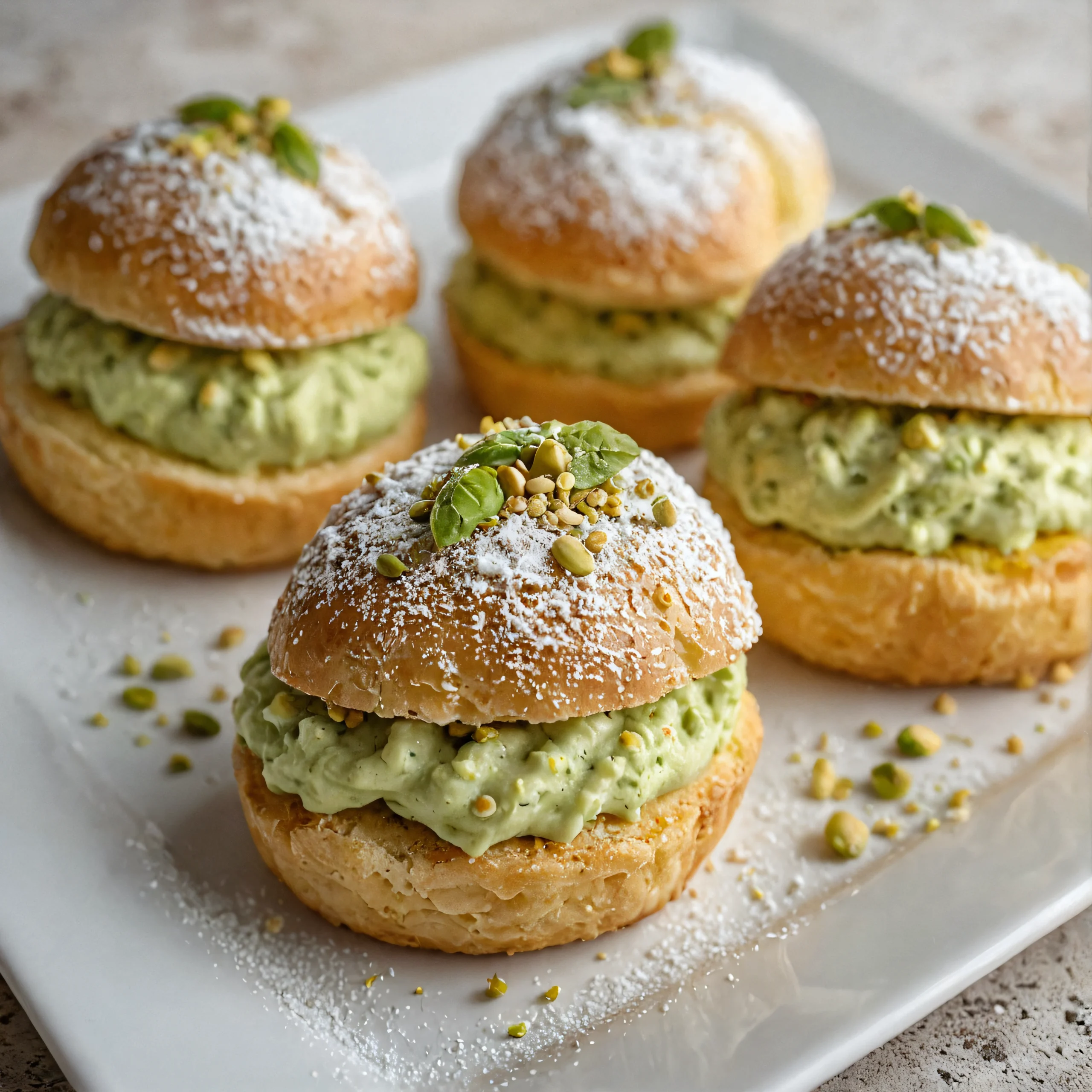 Pistachio Cream Puff Recipe