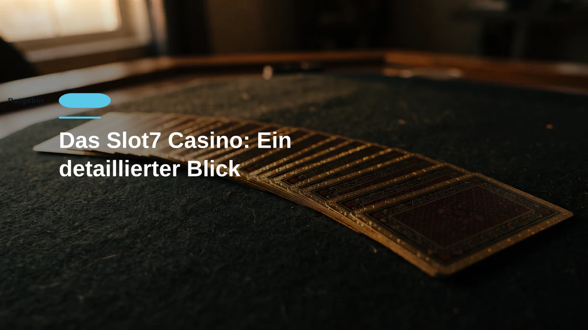 Das Slot7 Casino: Ein detaillierter Blick