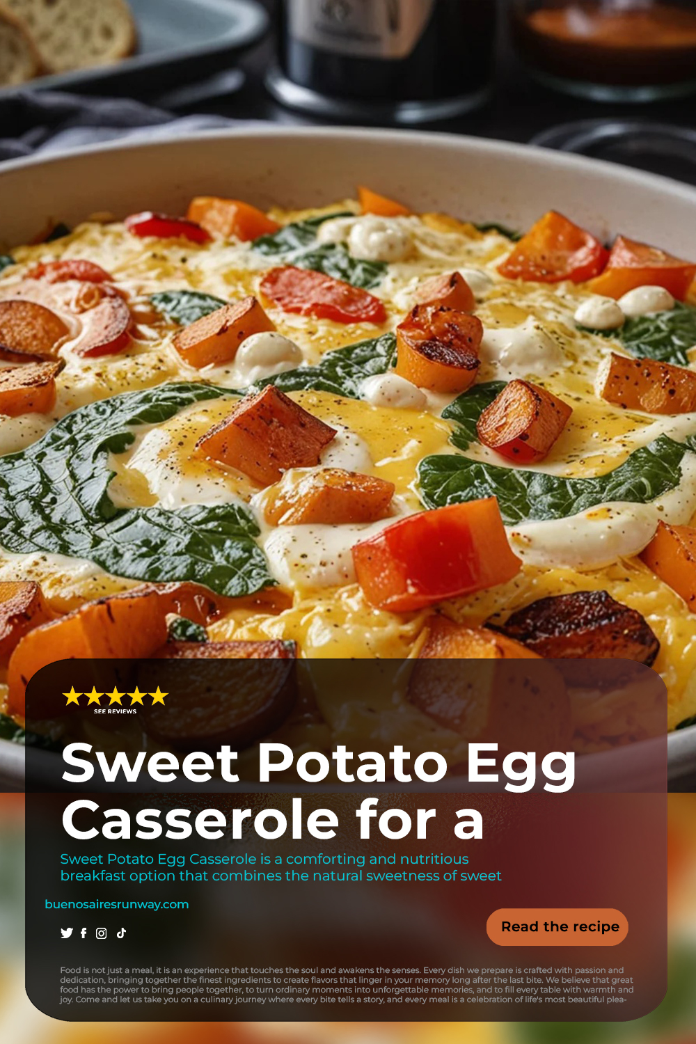 Sweet Potato Egg Casserole for a Healthy Breakfast