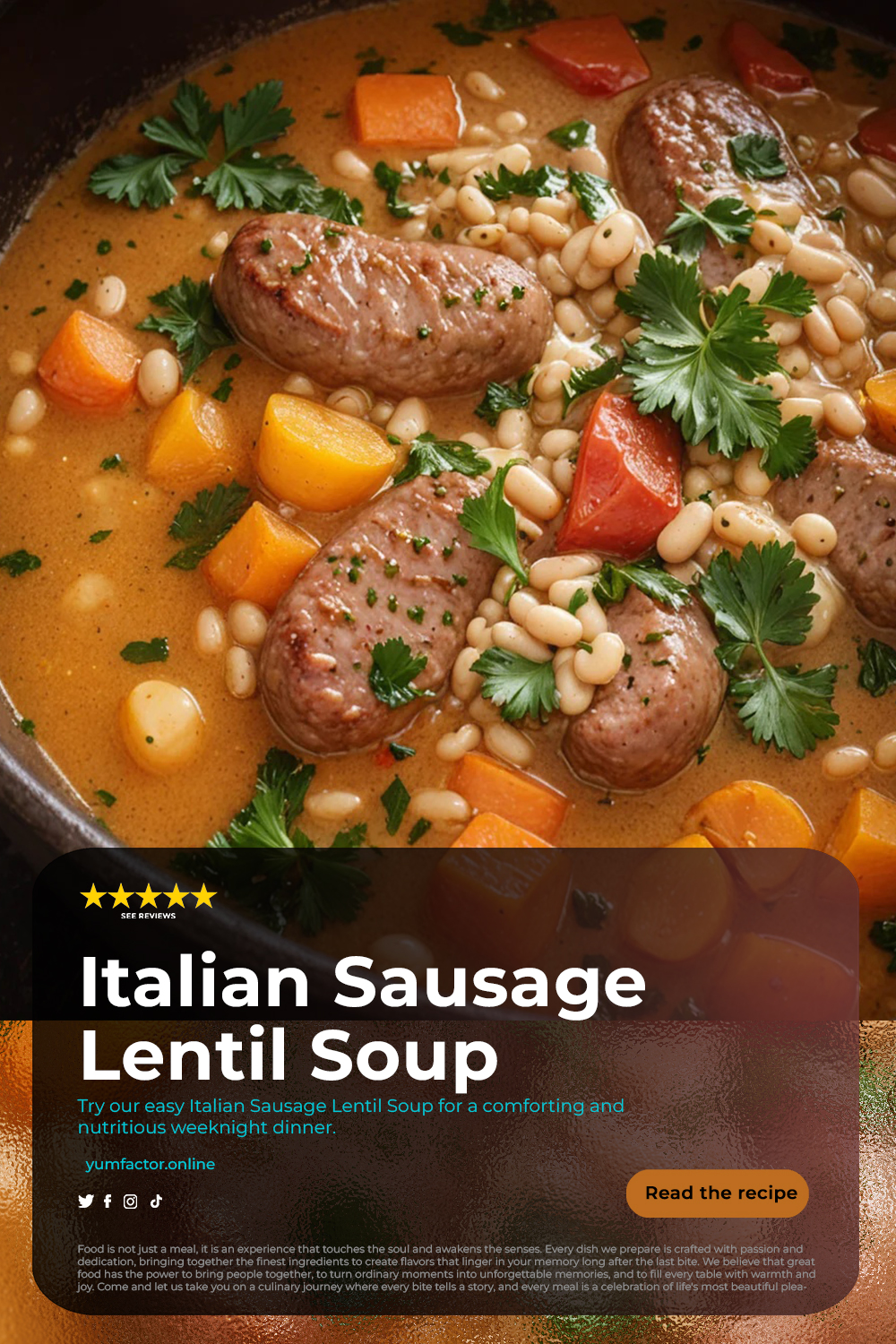 Italian Sausage Lentil Soup