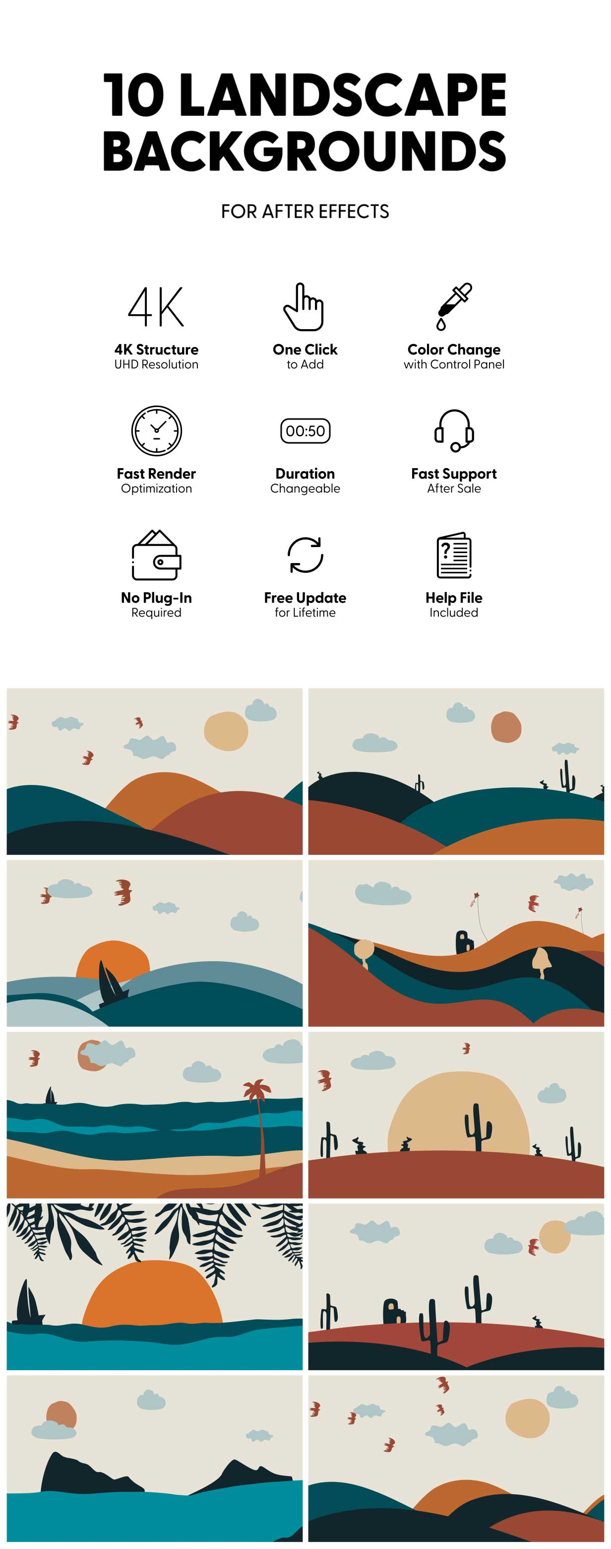 Landscape Backgrounds - 2