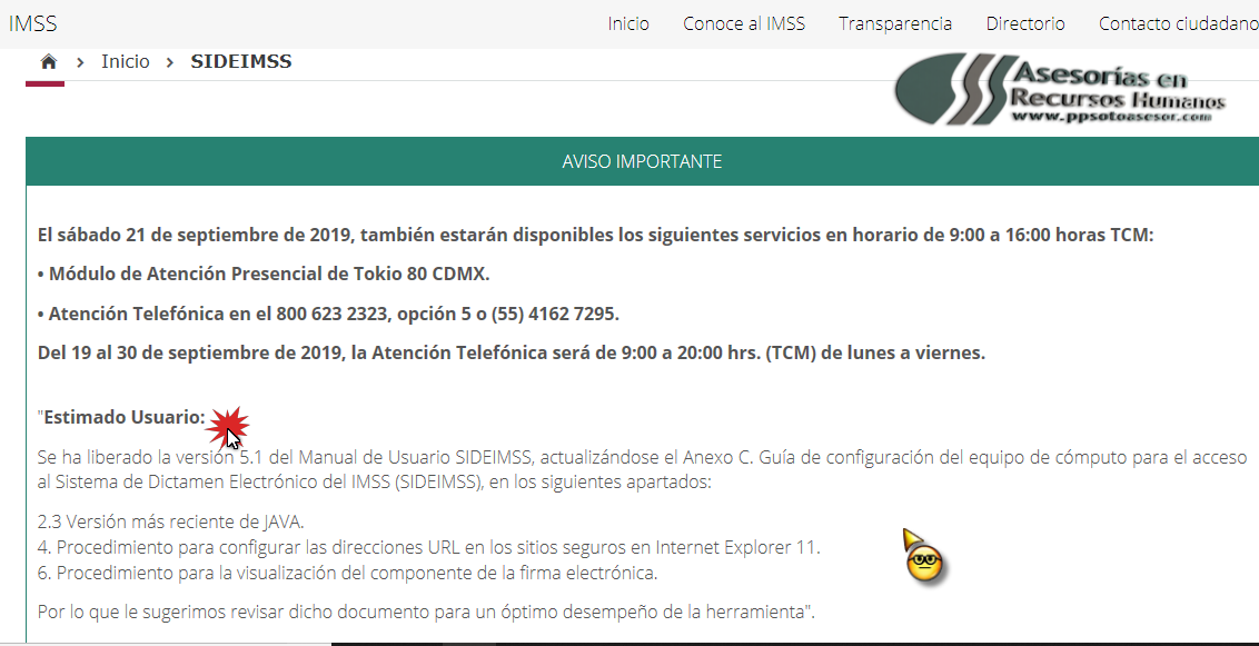 dictamen imss