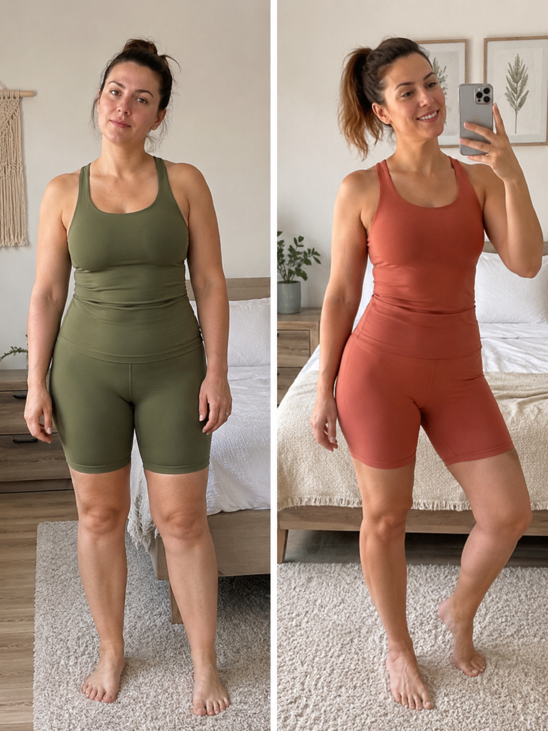 Antes y después piernas