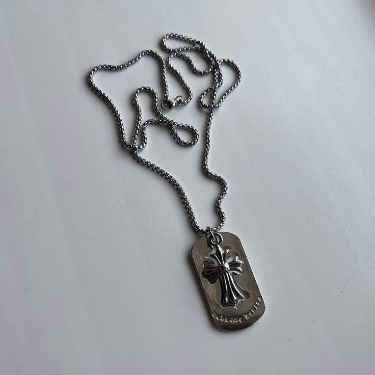 Chrome Hearts  Raised Cross Dog Tag - photo 5