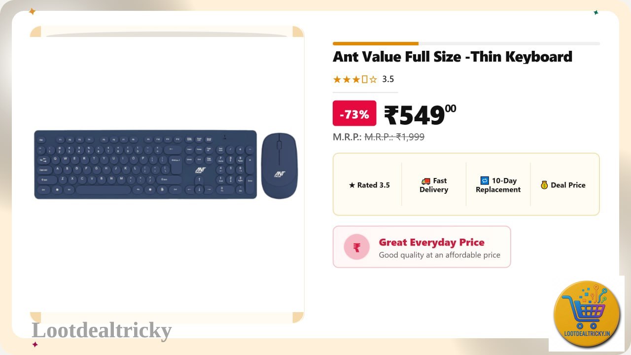 Ant Value Wireless – Just ₹549 | Limited Time Loot Offer