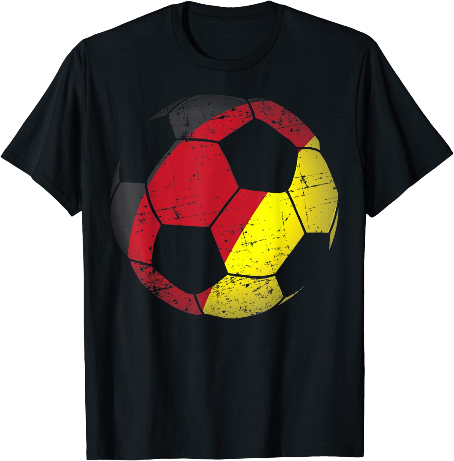Germany Soccer Ball Flag Jersey German Football Gift Unisex T-Shirt