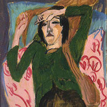 Женщина в зеленой блузке 1913