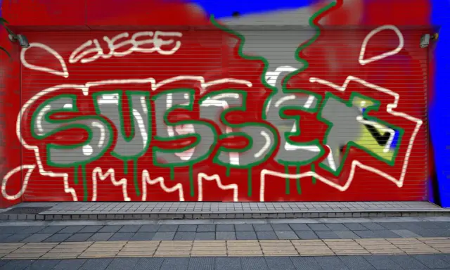 Graffiti artwork by Tkiz