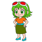 GUMI hands on hips