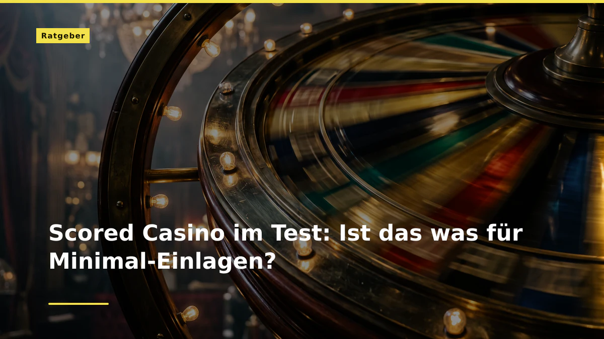 Scored Casino im Test: Ist das was für Minimal-Einlagen?