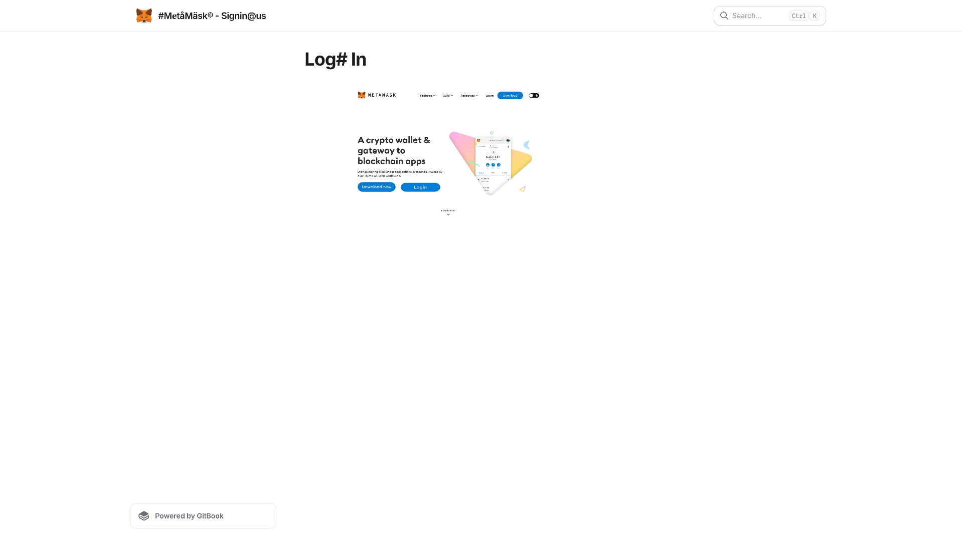 Screenshot of metamzklogzz.gitbook.io