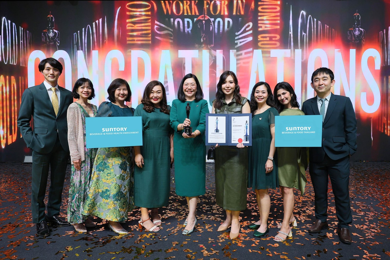 ซันโทรี่ เบเวอเรจ แอนด์ ฟู้ด (ประเทศไทย) คว้ารางวัล HR Asia เป็นปีที่ 4