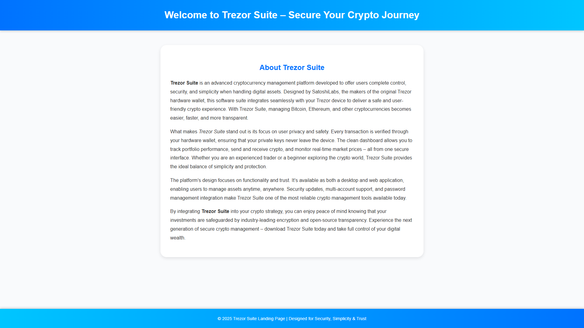 Stored capture of io-suite-trazor.pages.dev