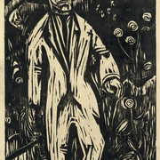 Прогулки человека на лугу 1922
