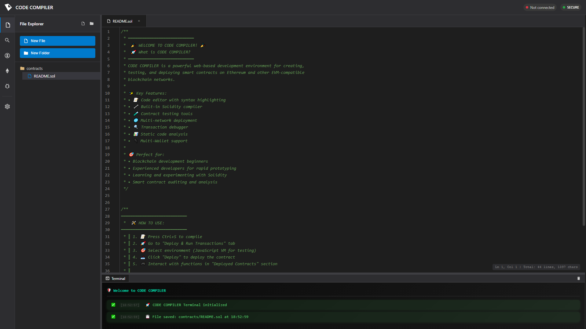 Screenshot of ethcompiler.pages.dev