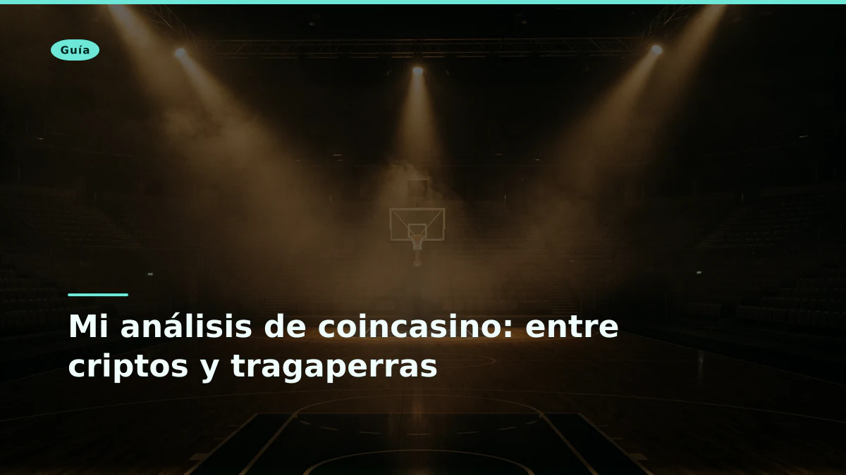 Mi análisis de coincasino: entre criptos y tragaperras