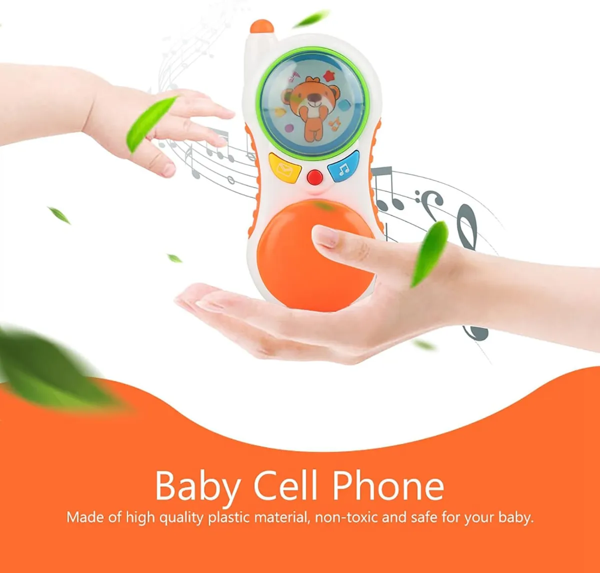 Baby Smart Phone Toys, Sound and Lights Electronic Talking Kids Role Play Toy Phone Kids Phone Calls for Kids photo 5