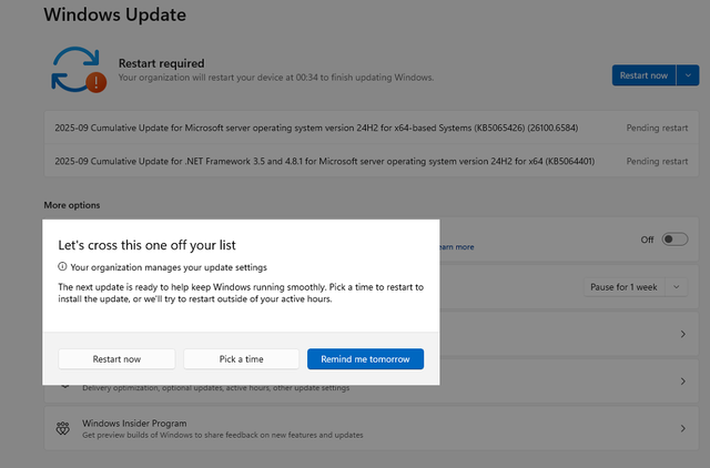 Update-Issue