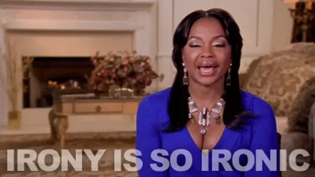 Irony Is So Ironic GIF