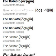 Font-List69