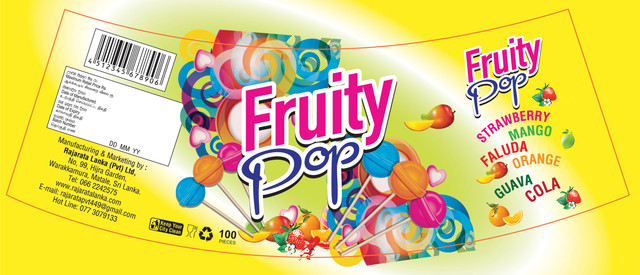 Fruitpop Label