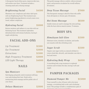 Estheva Spa Menu (1)