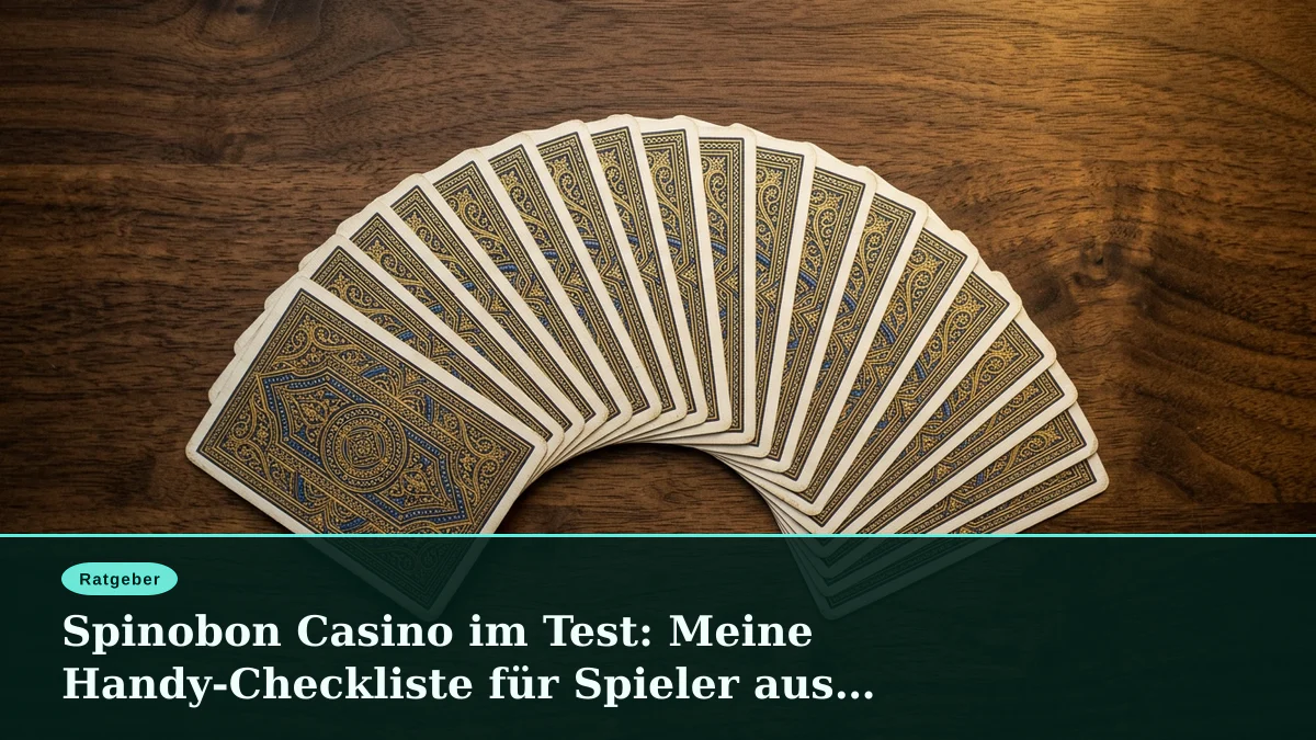 Spinobon Casino im Test: Meine Handy-Checkliste für Spieler aus Deutschland