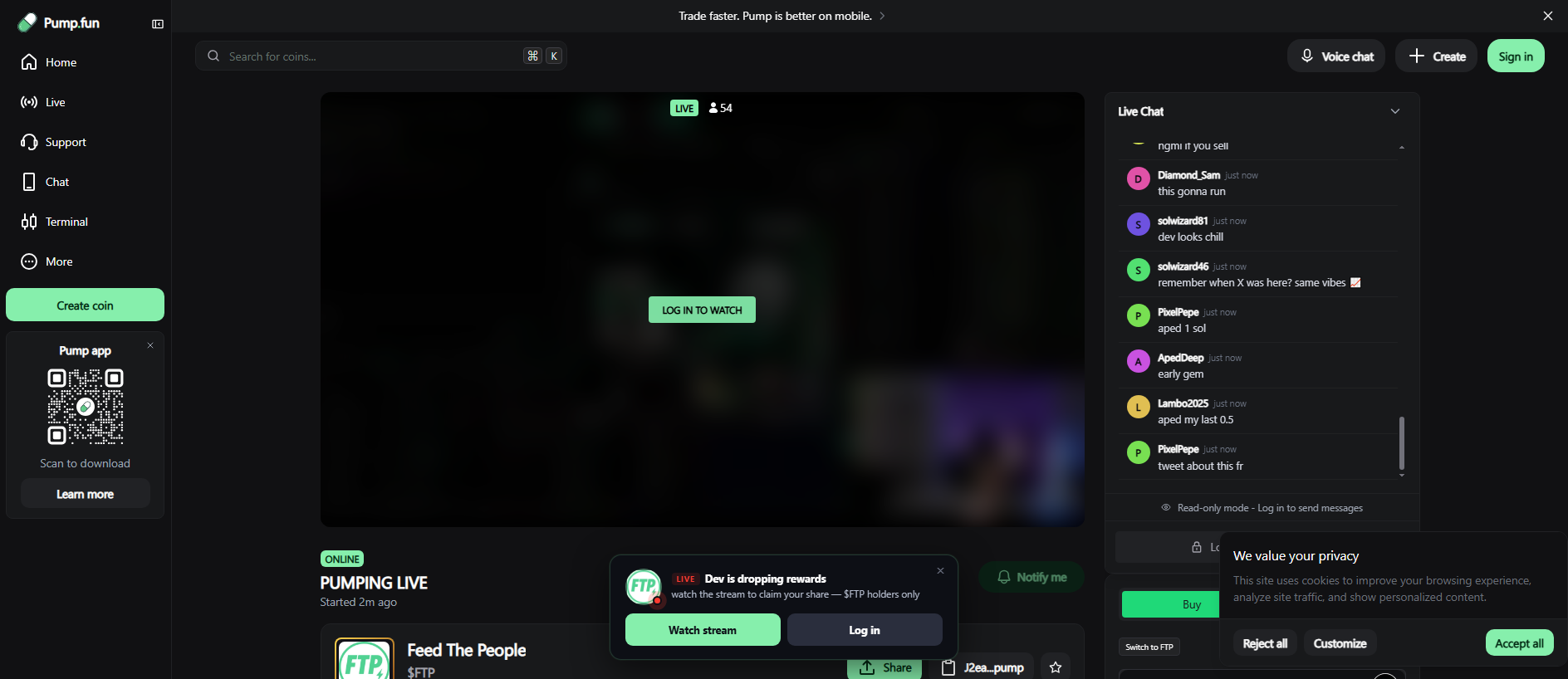 Screenshot of pumpgo.lol