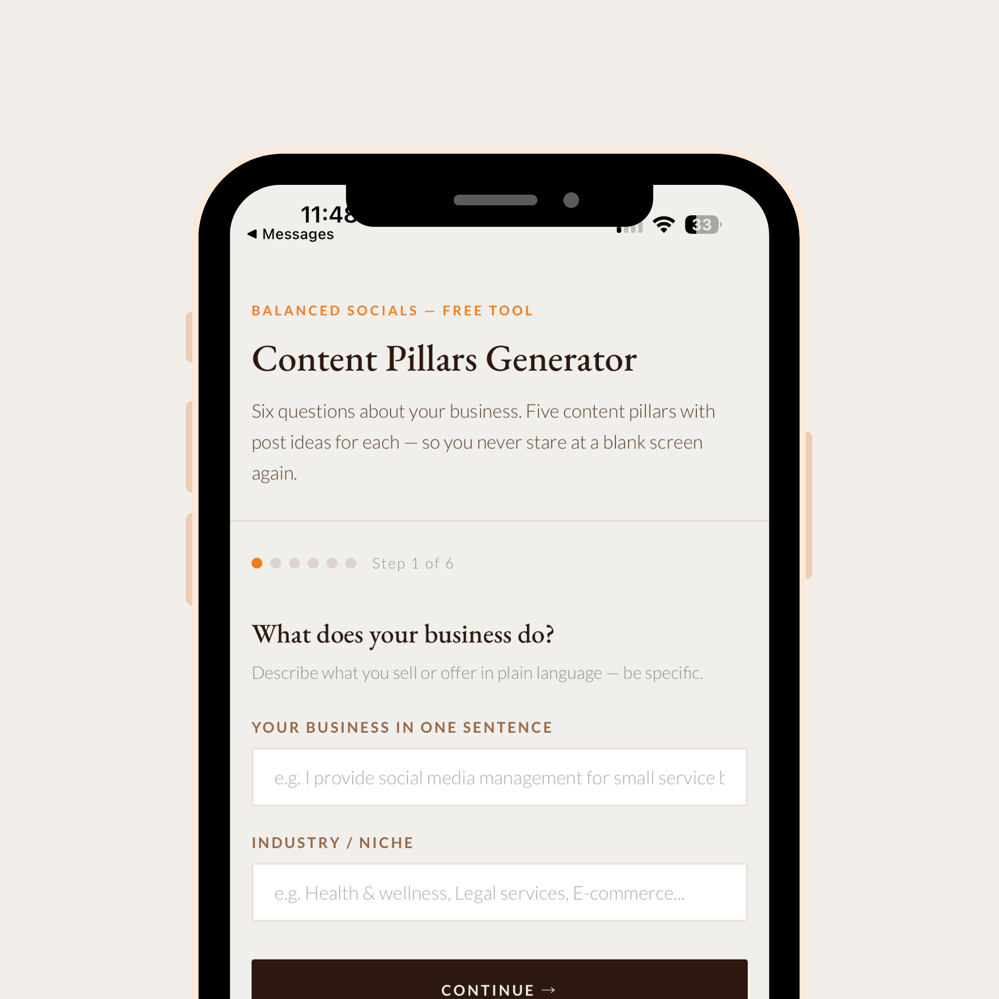 Content Blueprint