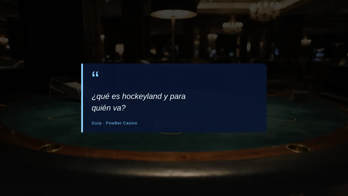 ¿qué es hockeyland y para quién va? ¿qué es hockeyland y para quién va?