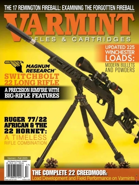 Rifle Magazine - Varmint Rifles & Cartridges Fall 2025