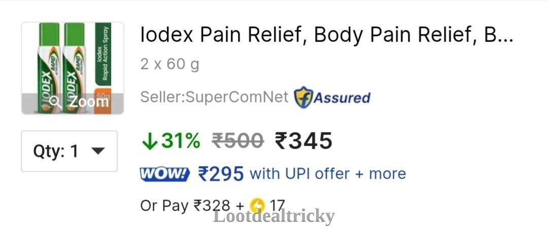 Lowest Iodex Pain – Mind-Blowing Saving @ ₹50