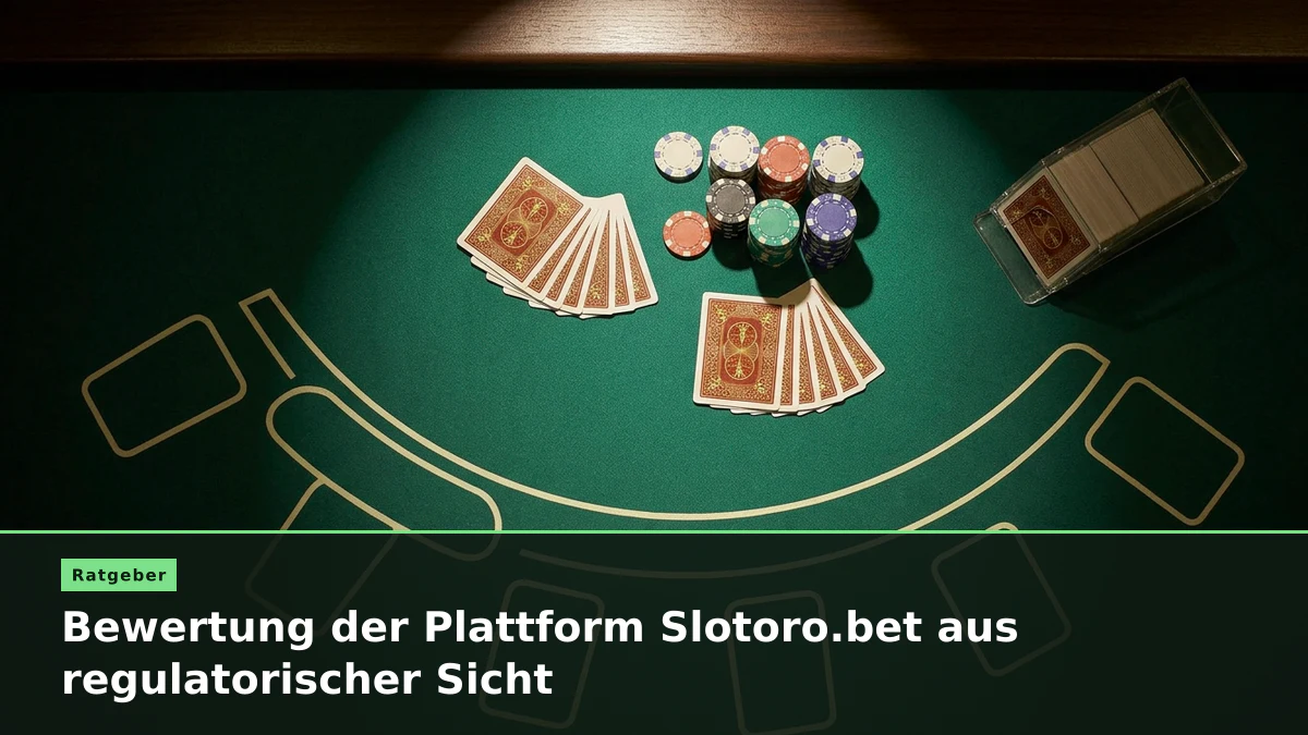 Bewertung der Plattform Slotoro.bet aus regulatorischer Sicht