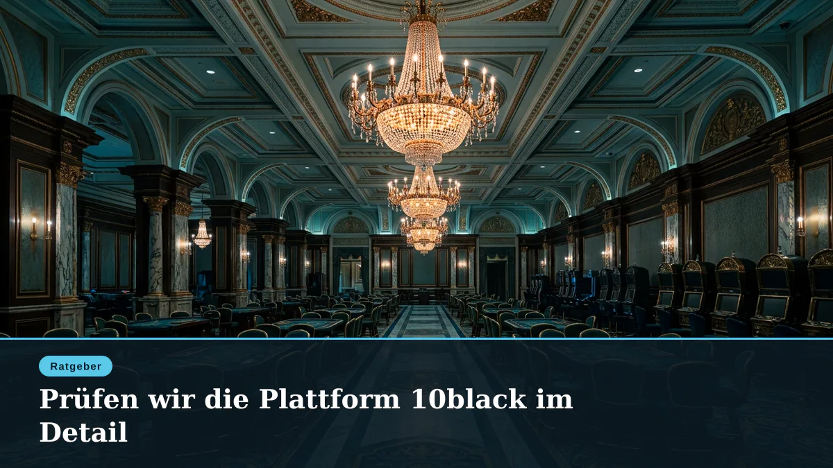 Prüfen wir die Plattform 10black im Detail