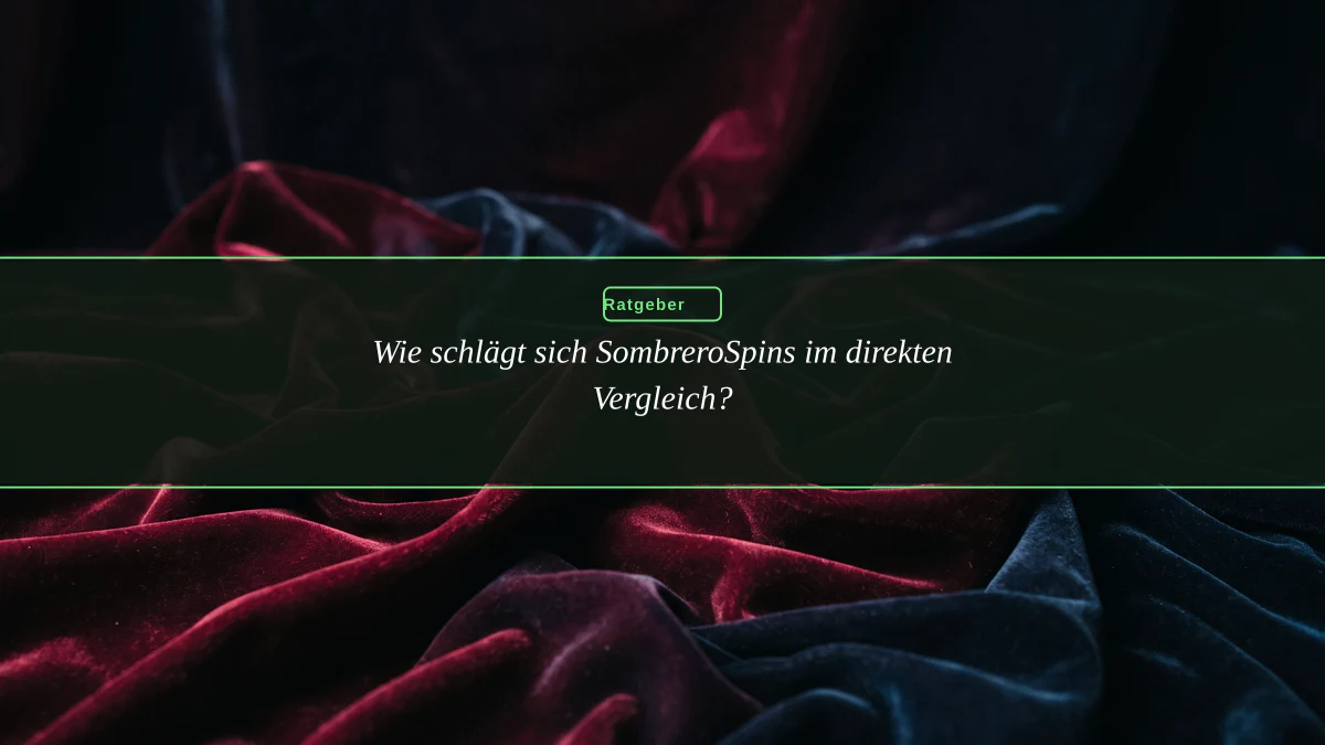 Wie schlägt sich SombreroSpins im direkten Vergleich?