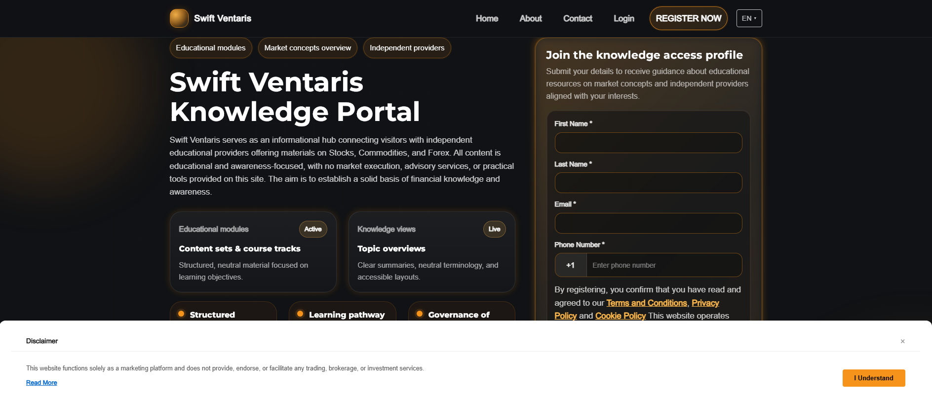Stored capture of swift-ventaris-platform.com