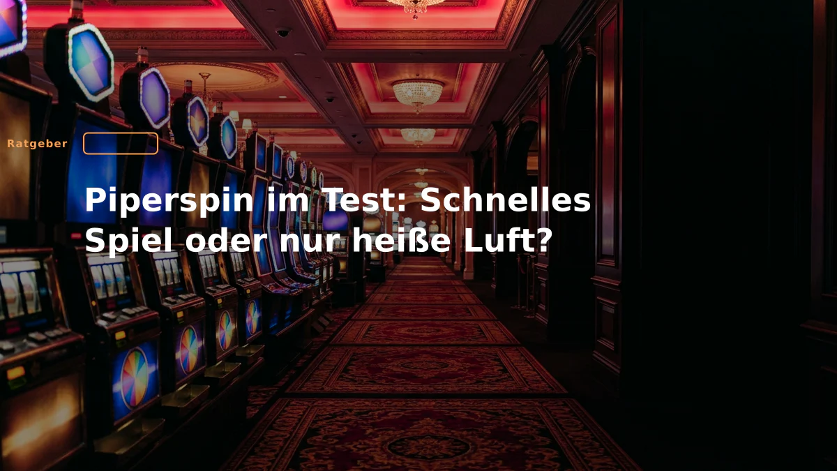 Piperspin im Test: Schnelles Spiel oder nur heiße Luft?