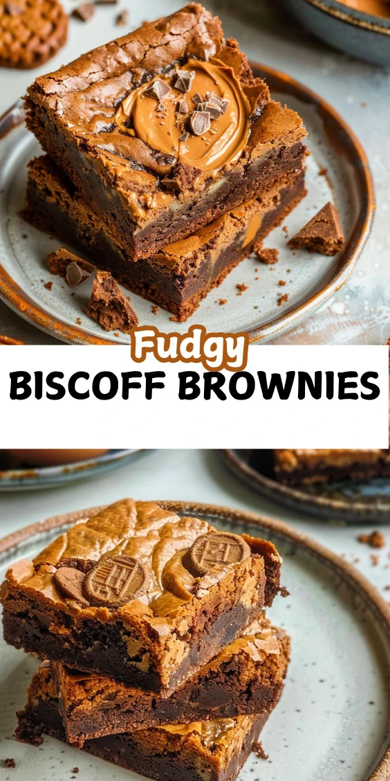 Fudgy Biscoff Brownies — Ultra Gooey & Flavor-Packed