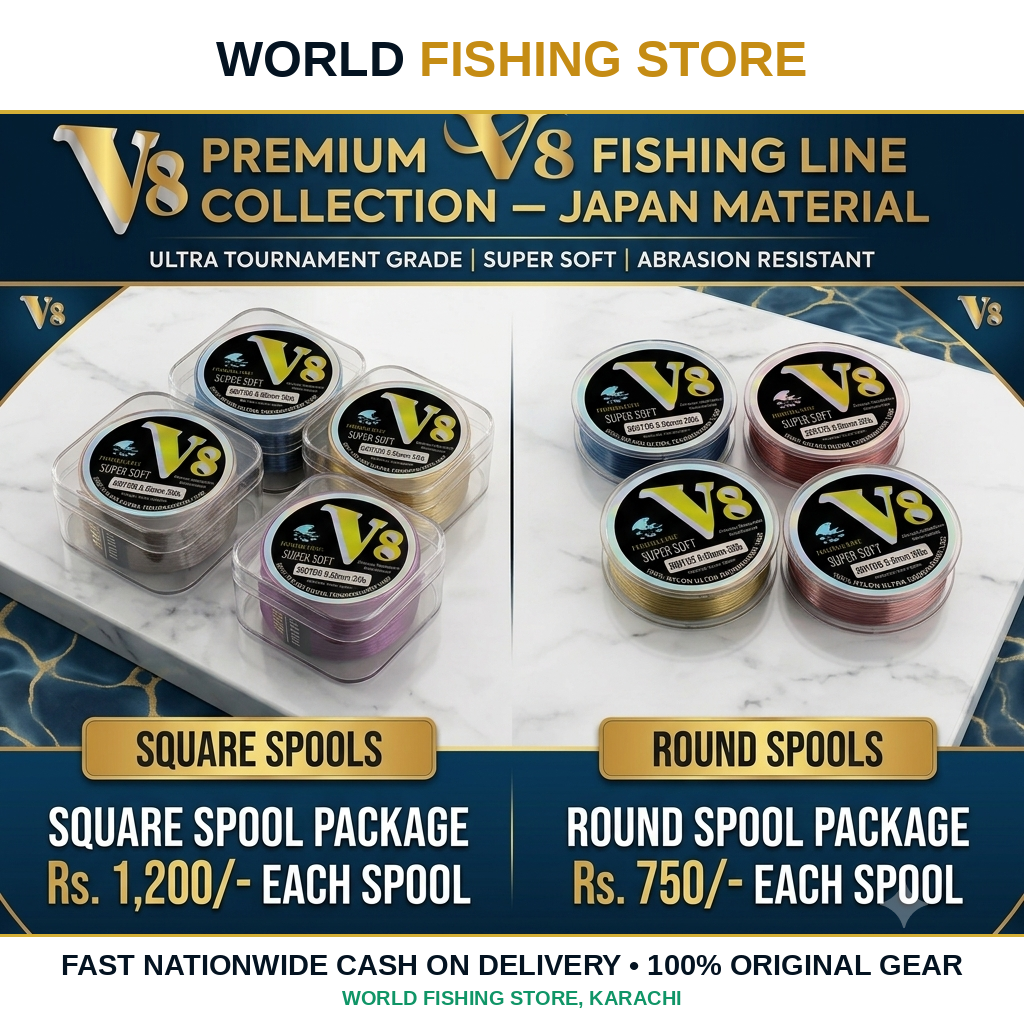 V8 Square and Round Spools