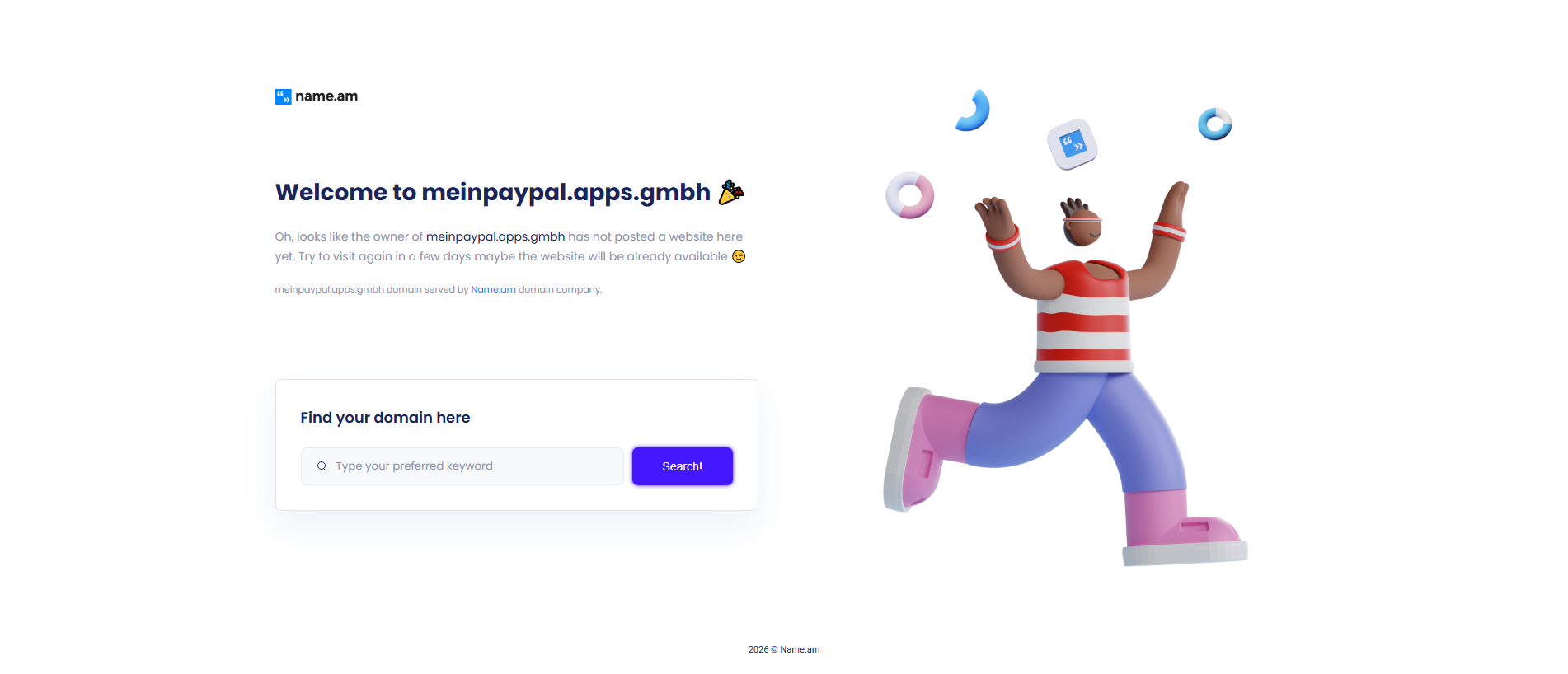 Stored capture of meinpaypal.apps.gmbh