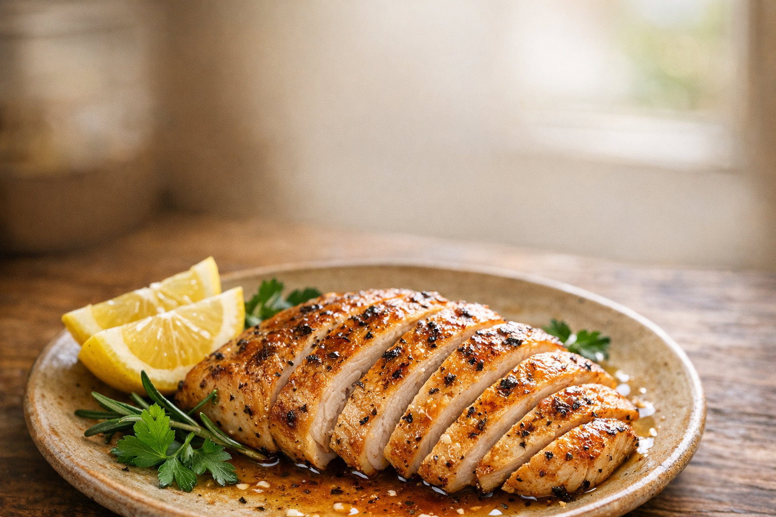 Juicy Oven Baked Chicken Breast That Stays Tender Pinterest image