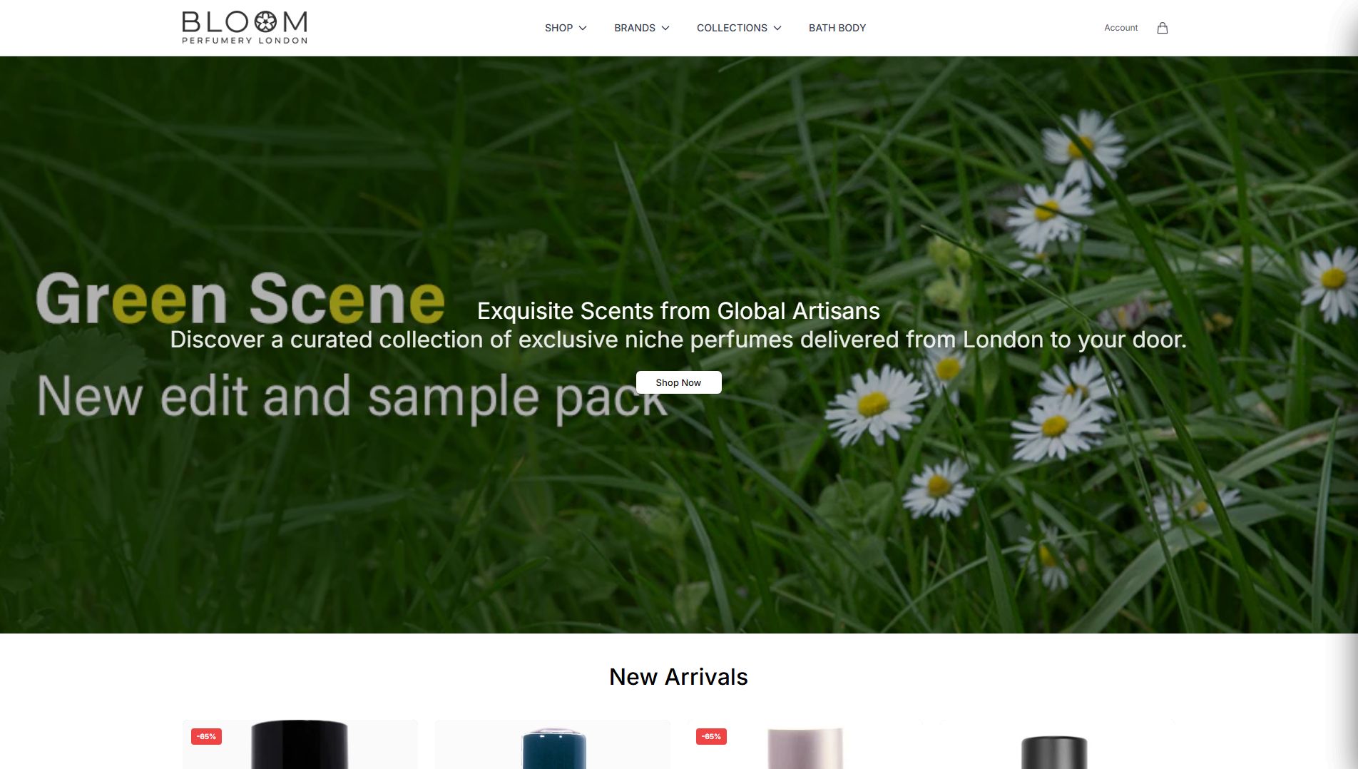 Primary capture · bloomperfumehq.shop