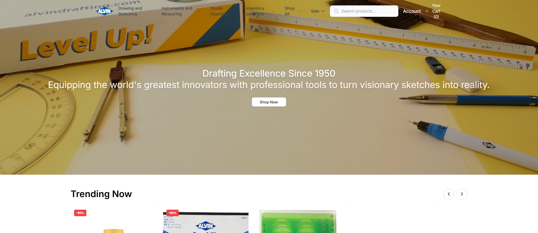 Stored capture of alvindraftingdirect.shop