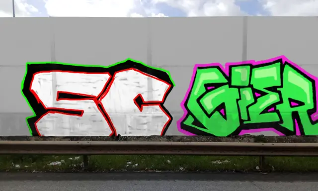 Graffiti artwork by G13R