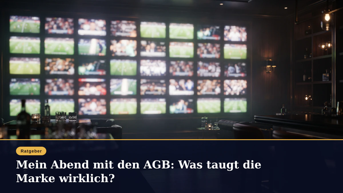 Mein Abend mit den AGB: Was taugt die Marke wirklich?